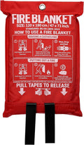 Fire Blanket for Home and Kitchen,40" x 40",4 Pack,Emergency Fire Blanket