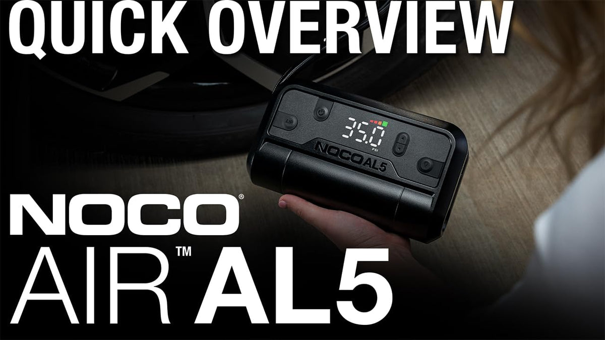 NOCO Air AL5 17 LPM 12V Cordless Tire Inflator & Portable Air Compressor