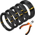 Mudder 5 Roll Bonsai Training Wire Aluminum 1/1.5/2.0mm Classic