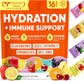 Venture Pal Sugar Free Hydration Packets+Immune-Liquid Daily IV Drink Mix