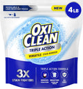 OxiClean Triple Action Versatile Stain Remover Powder, 4 lbs