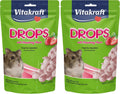 Vitakraft Mini Drops Dwarf Hamster/Rat/Mouse Treat Cherry-Banana 2.5 oz