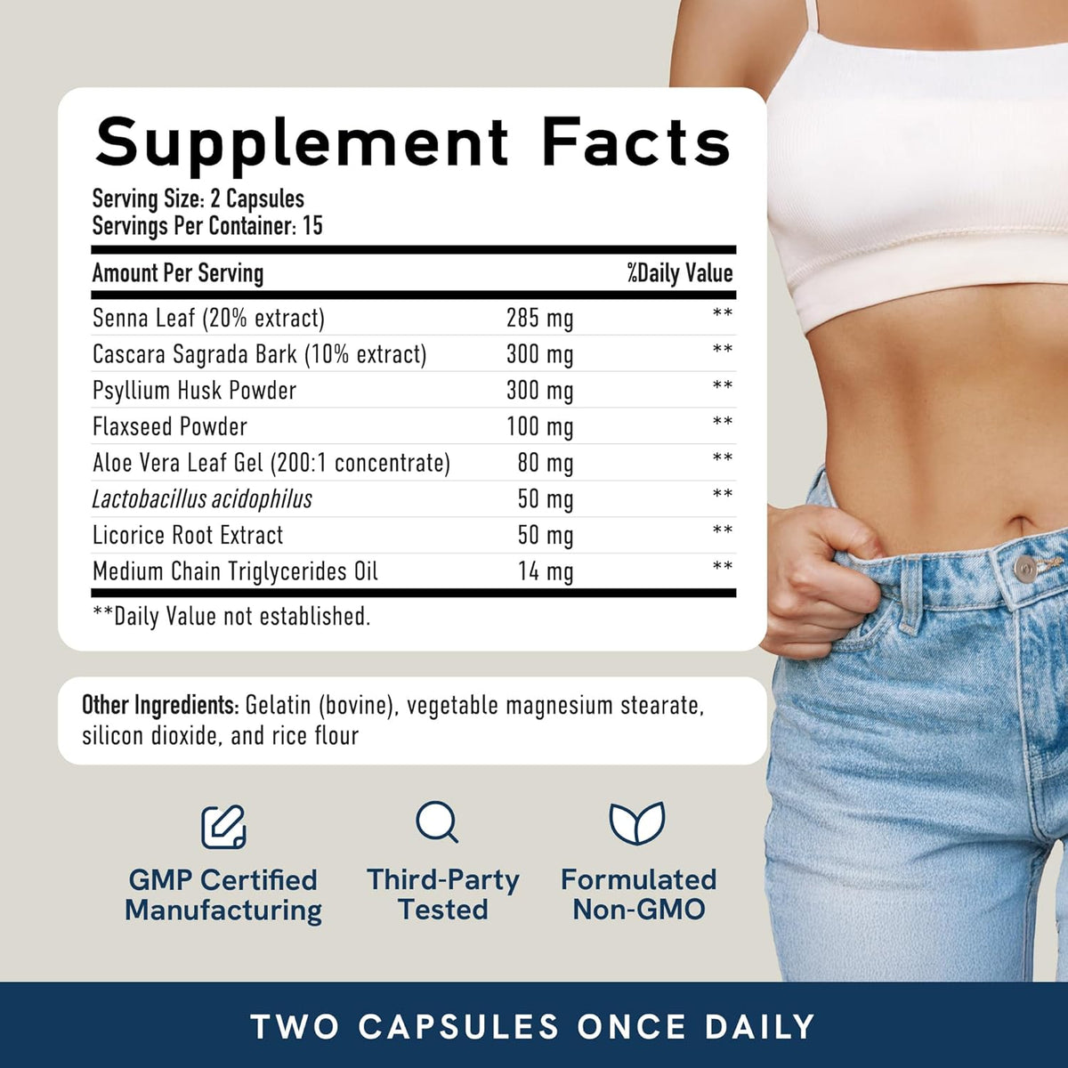 7 Day Colon Cleanse & Detox, Bloating & Occasional Constipation Support