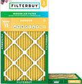 Filterbuy 20x25x4 Air Filter MERV 11 Pet & Allergy Defense (2-Pack)