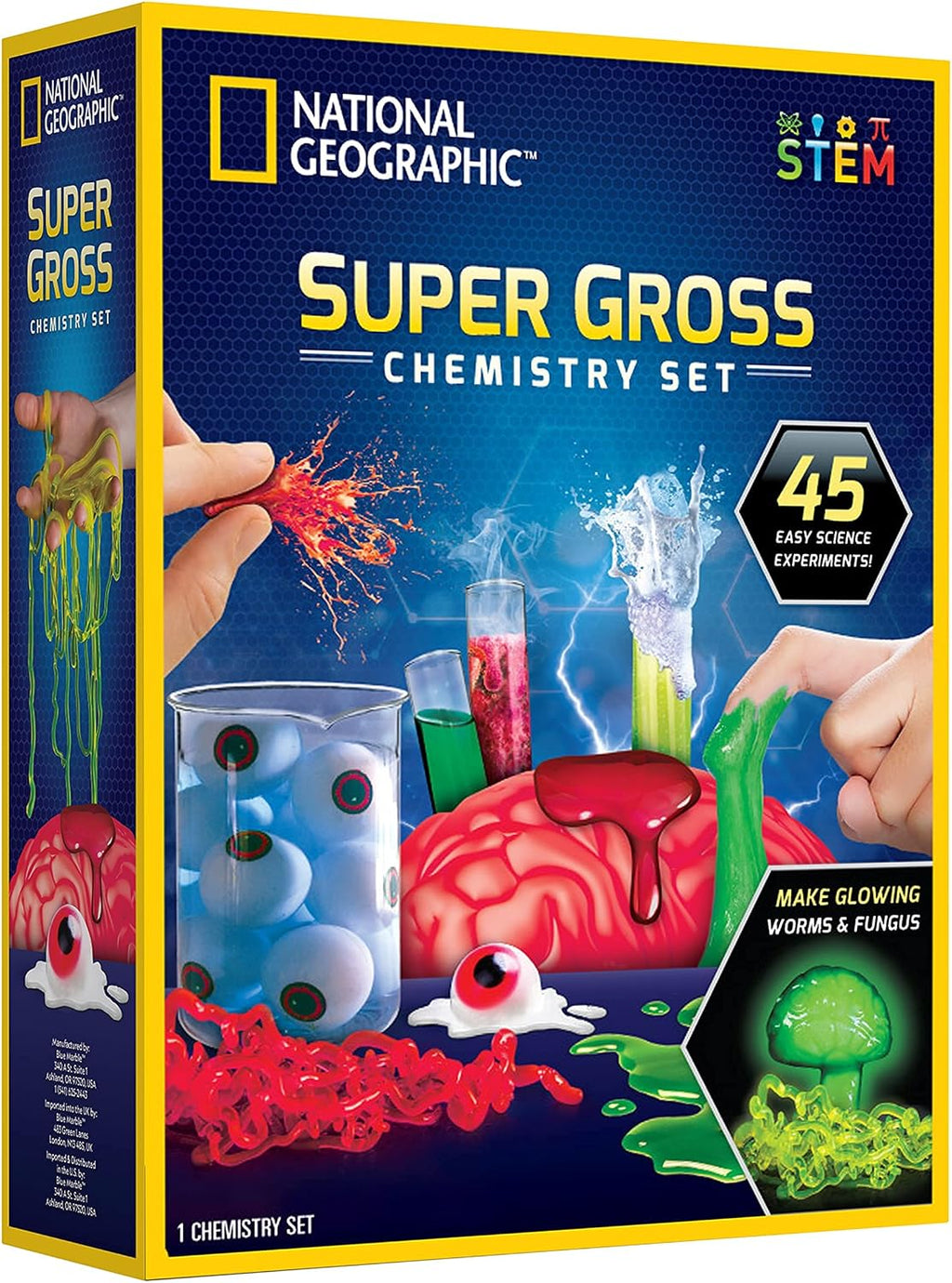 National Geographic Gross Science Kit with 45 Experiments for Kids 8-12