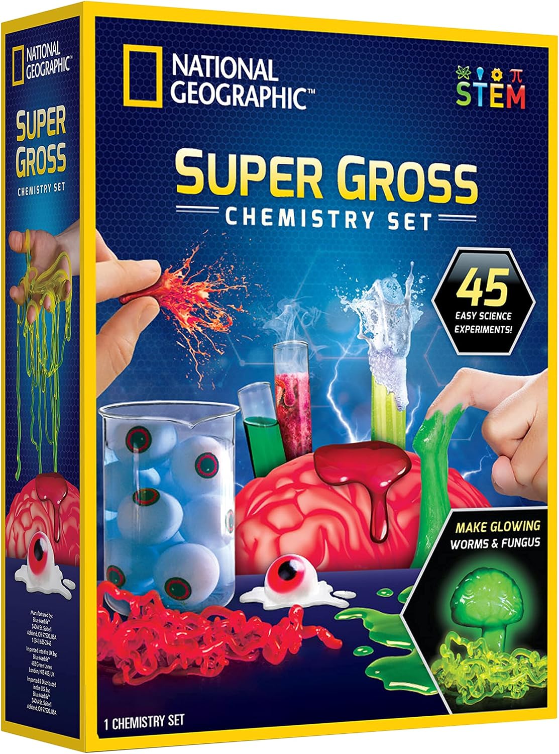 National Geographic Gross Science Kit with 45 Experiments for Kids 8-12