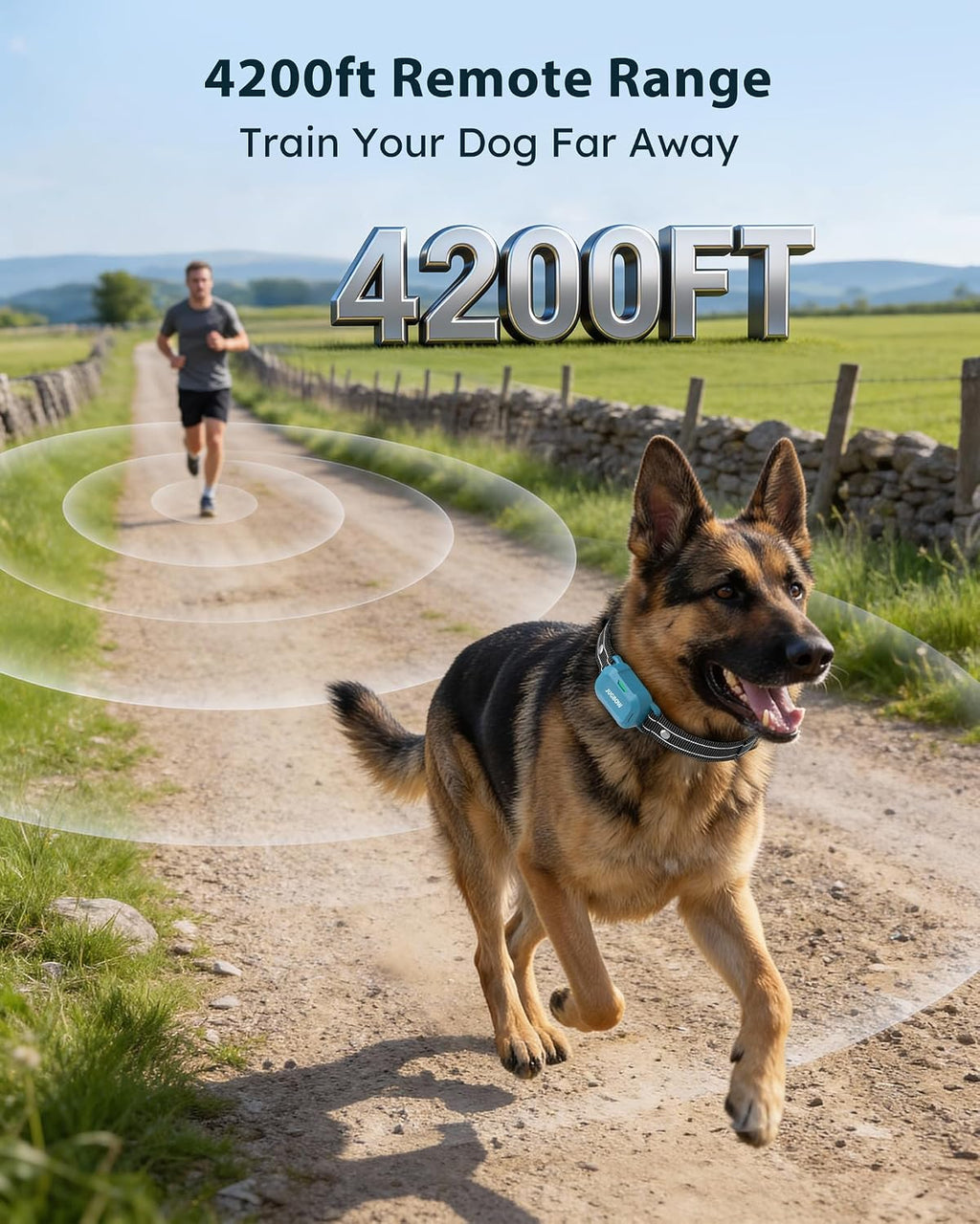 Dog Shock Collar for Dogs - 4200FT Dog Training Collars with Remote