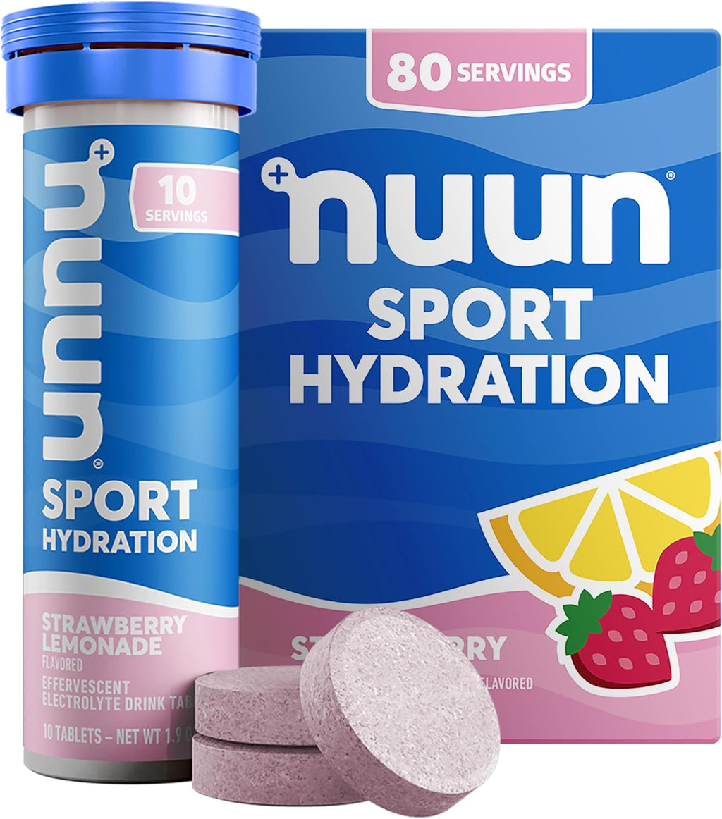 Nuun Sport Electrolyte Tablets Citrus Fruit, GF & Vegan, 8 Pack