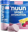 Nuun Sport Electrolyte Tablets Citrus Fruit, GF & Vegan, 8 Pack