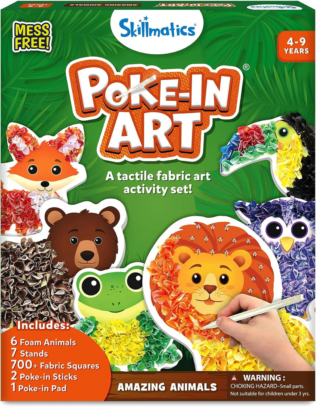 Skillmatics Poke-in Art – Disney Princesses, Wood Craft Kit, Gift for Kids