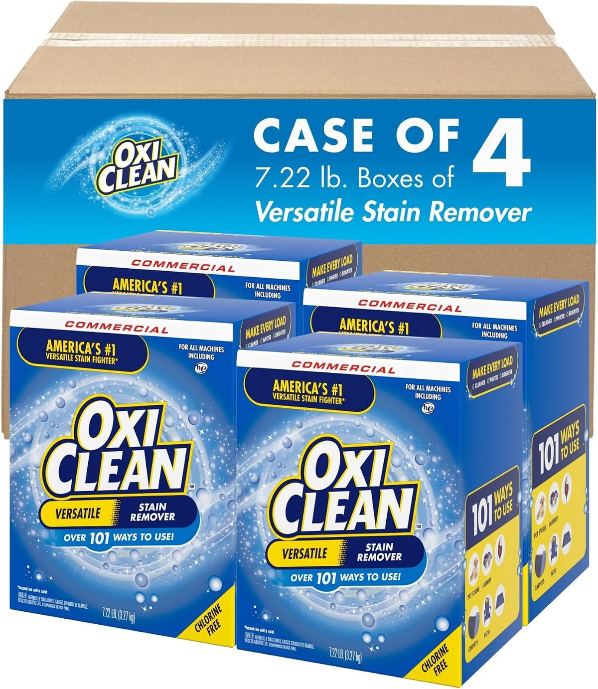 OxiClean Versatile Stain Remover Professional, 25 LB Bulk Box