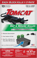 Tomcat Rat & Mouse Killer, Child & Dog Resistant, Disposable Station, 8 oz.