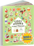 Cupkin Animal Habitats Coloring & Sticker Activity Book | 500+ Stickers