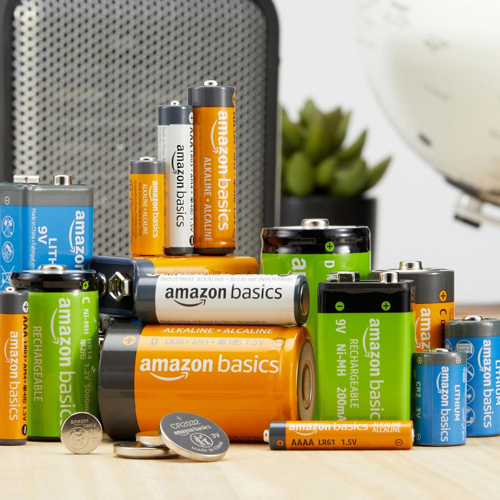 Amazon Basics 6-Pack 23A Alkaline Batteries, 12 Volt, Long-Lasting Power, for Key Fobs