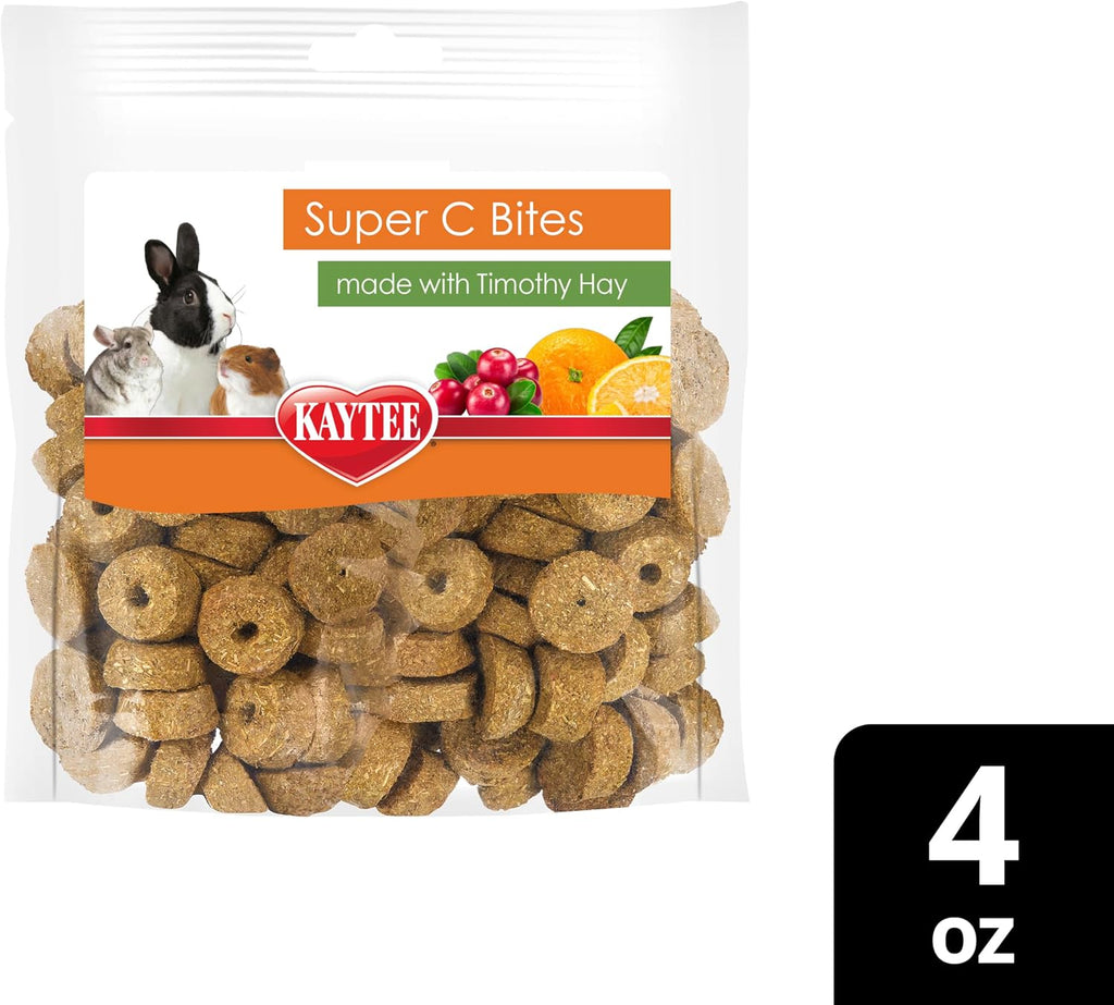 Kaytee Super C Bites Guinea Pig Treats, Cranberry, 4 Oz