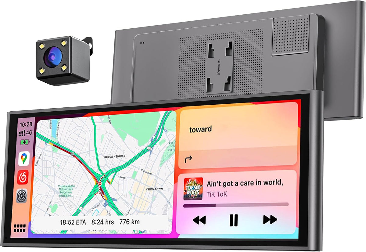 9.26" Wireless Portable Carplay Screen for Apple Car Play Android Auto OTA