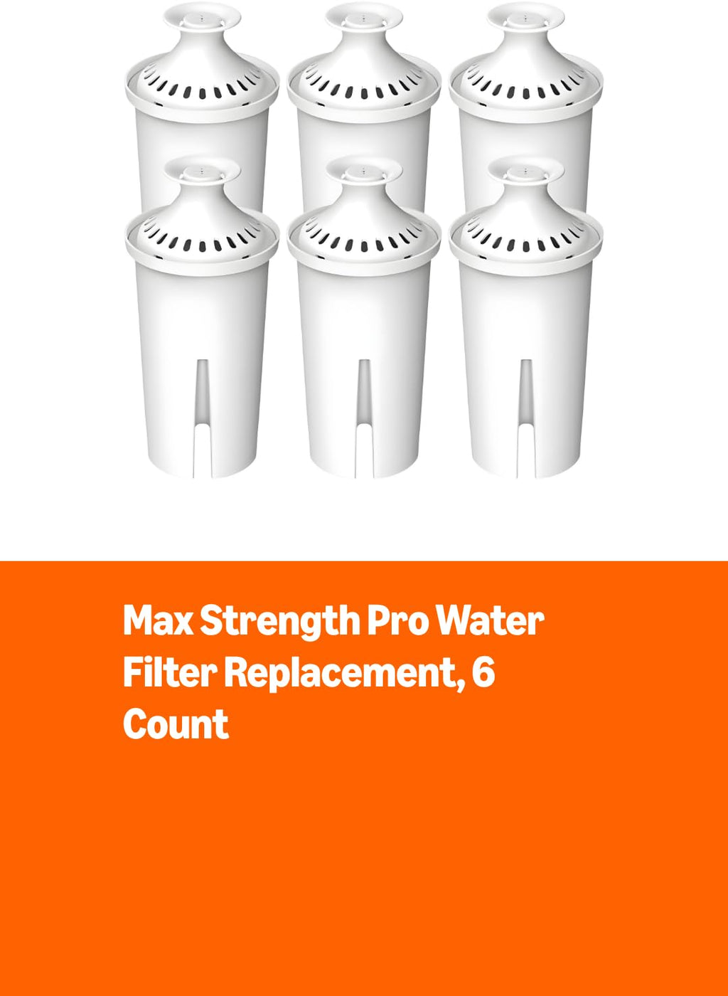 Max Strength Pro Water Filter Replacement for Brita® Pitchers & Dispensers