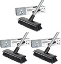 MR.SIGA Floor Scrub Brush with Long Handle for Cleaning Cleaning Bathroom