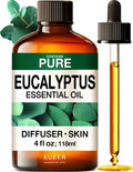 100% Pure Tea Tree Essential Oil 4 Fl Oz for Skin, Hair, Scalp and Nails