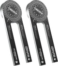 LEXIVON Aluminum Miter Saw Protractor | 7-Inch Rust Proof Angle Finder Featuring Precision Laser Engraved Scales (LX-230)