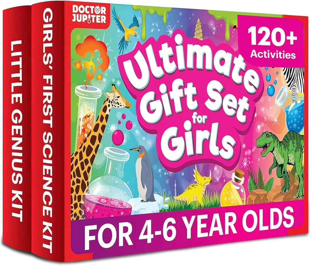 Doctor Jupiter Girls' First Science Experiments Kit for Kids Ages 4+