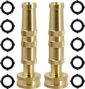 Triumpeek Solid Brass Hose Nozzle, 2 Packs