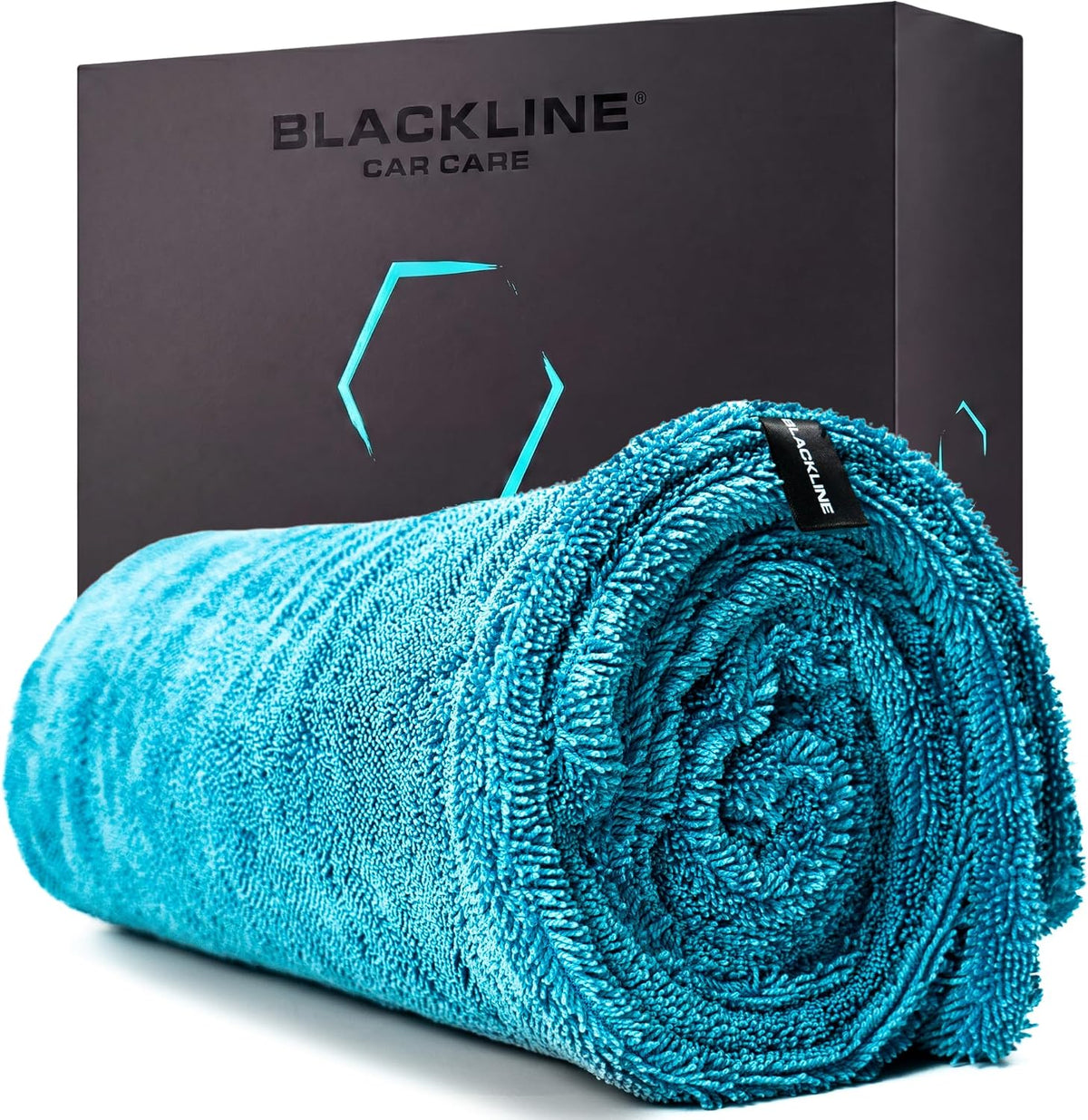 Blackline Microfiber Car Drying Towel 24"x36", 1300GSM Twisted Loop