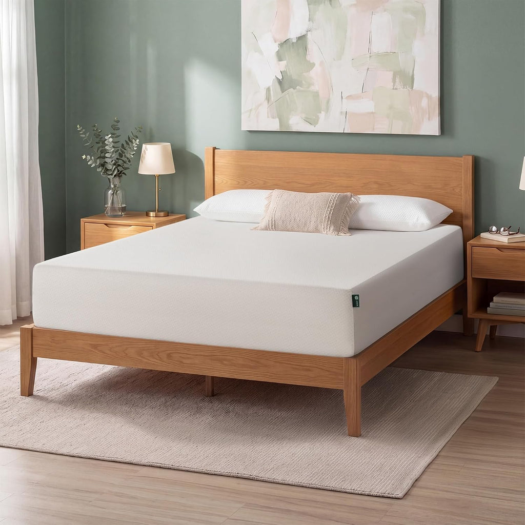 Zinus 6 Inch Full Green Tea Memory Foam Mattress, Medium Firm Feel