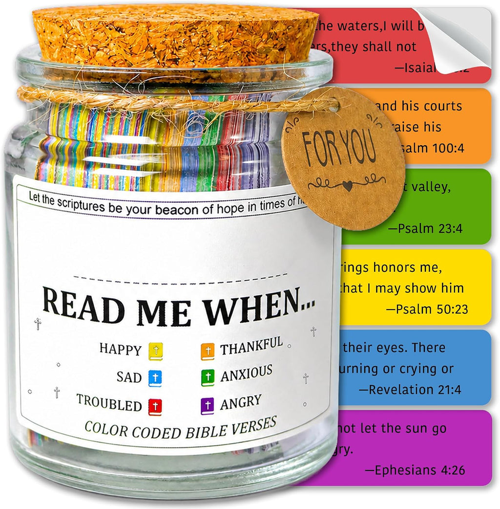 Read Me When Bible Verse Jar for Daily Encouragement