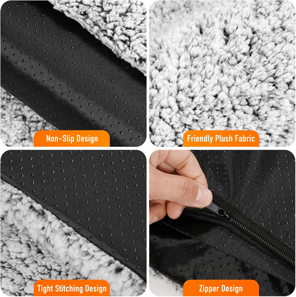 Self Warming Cat Bed, 2.0 Upgraded Thermal Mat for Indoor Cats, 15 x 19 In