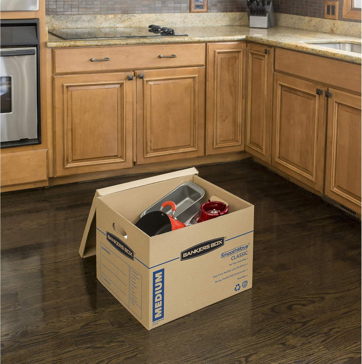 Bankers Box 20-Pack Medium Classic Moving Boxes with Reinforced Handles