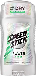 Speed Stick Power Antiperspirant Deodorant for Men, Multi, fresh, 3 Ounce