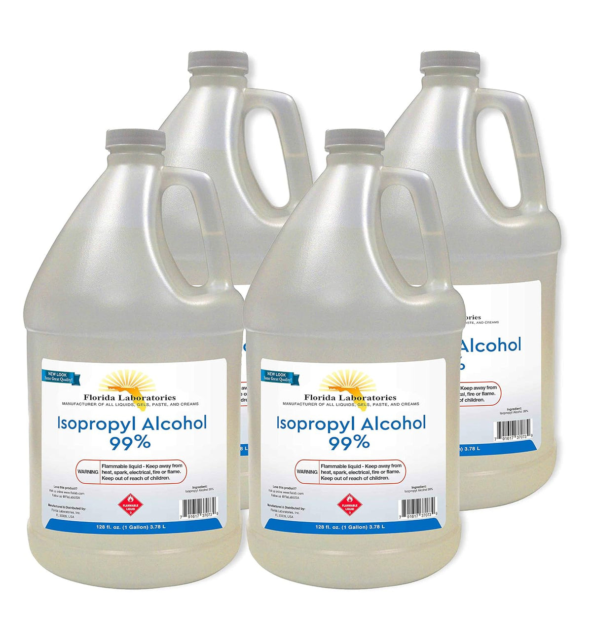 Evita Derm Isopropyl Alcohol Grade 99% Anhydrous 4 Gallon