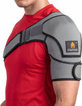 Sparthos Rotator Cuff Shoulder Brace for Women & Men - Support - Gray-UNI