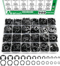 330PCS Snap Rings Kit, E Clips Kit (2-12MM) and C Clips Kit (5-16MM)