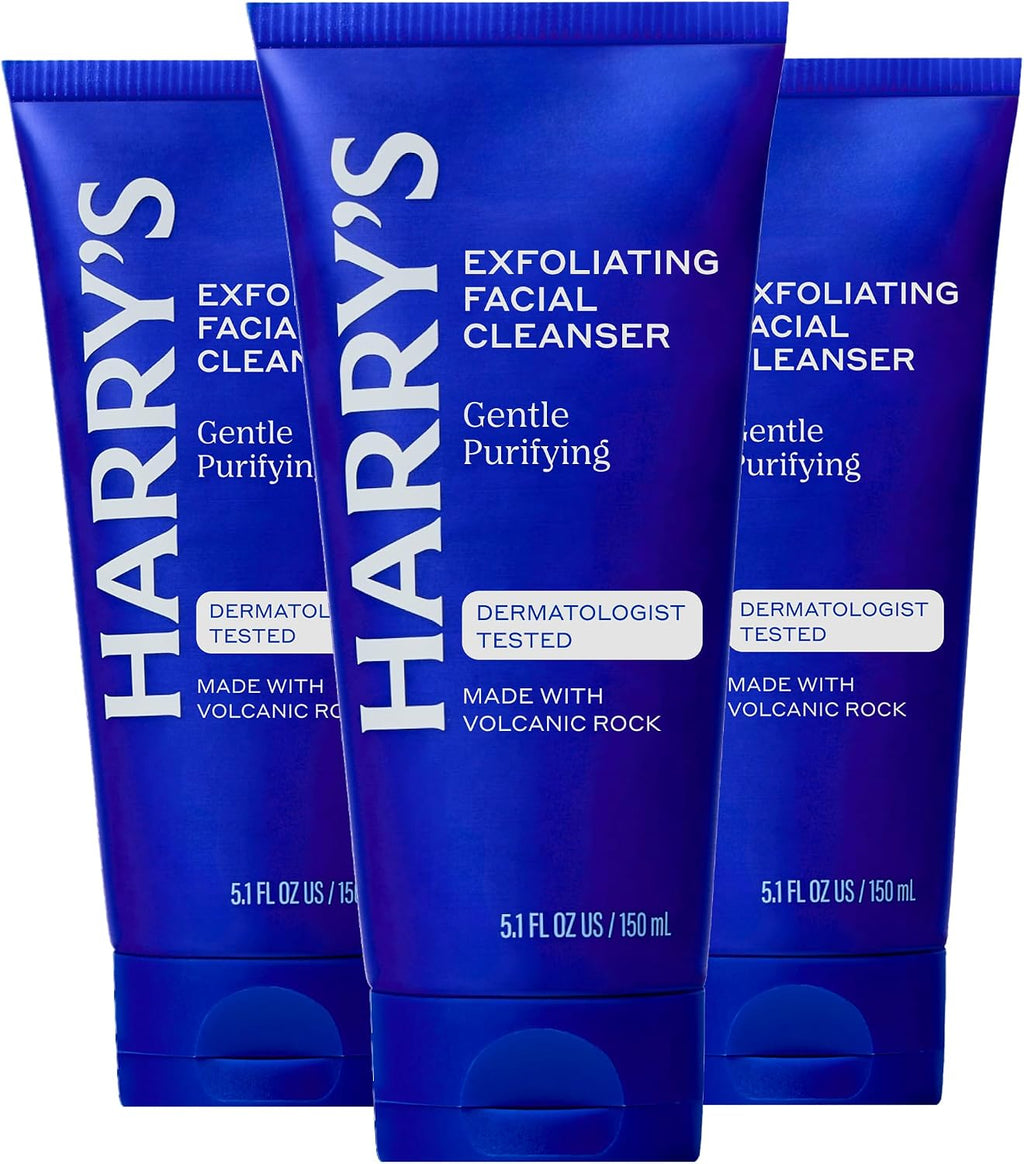 Harry's Exfoliating Face Wash for Men - 5.1 fl oz (3 Pack)