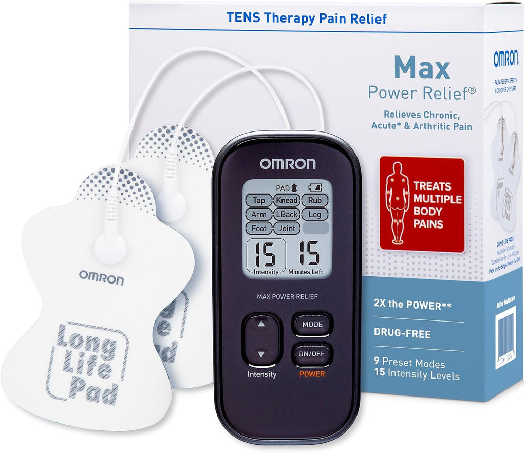 Omron Max Power Relief TENS Unit Muscle Stimulator