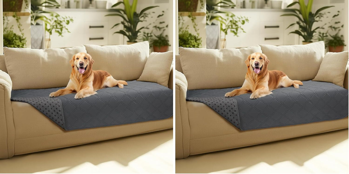 Luciphia Waterproof Couch Cover for Dogs, Non-Slip Pet Sofa Protector