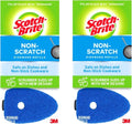 Multi Purpose Non Scratch Dish Wand Refills by Scotch Brite Blue 6 Pack