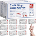 Schneider Medical Vinyl Exam Disposable Gloves Latex Free