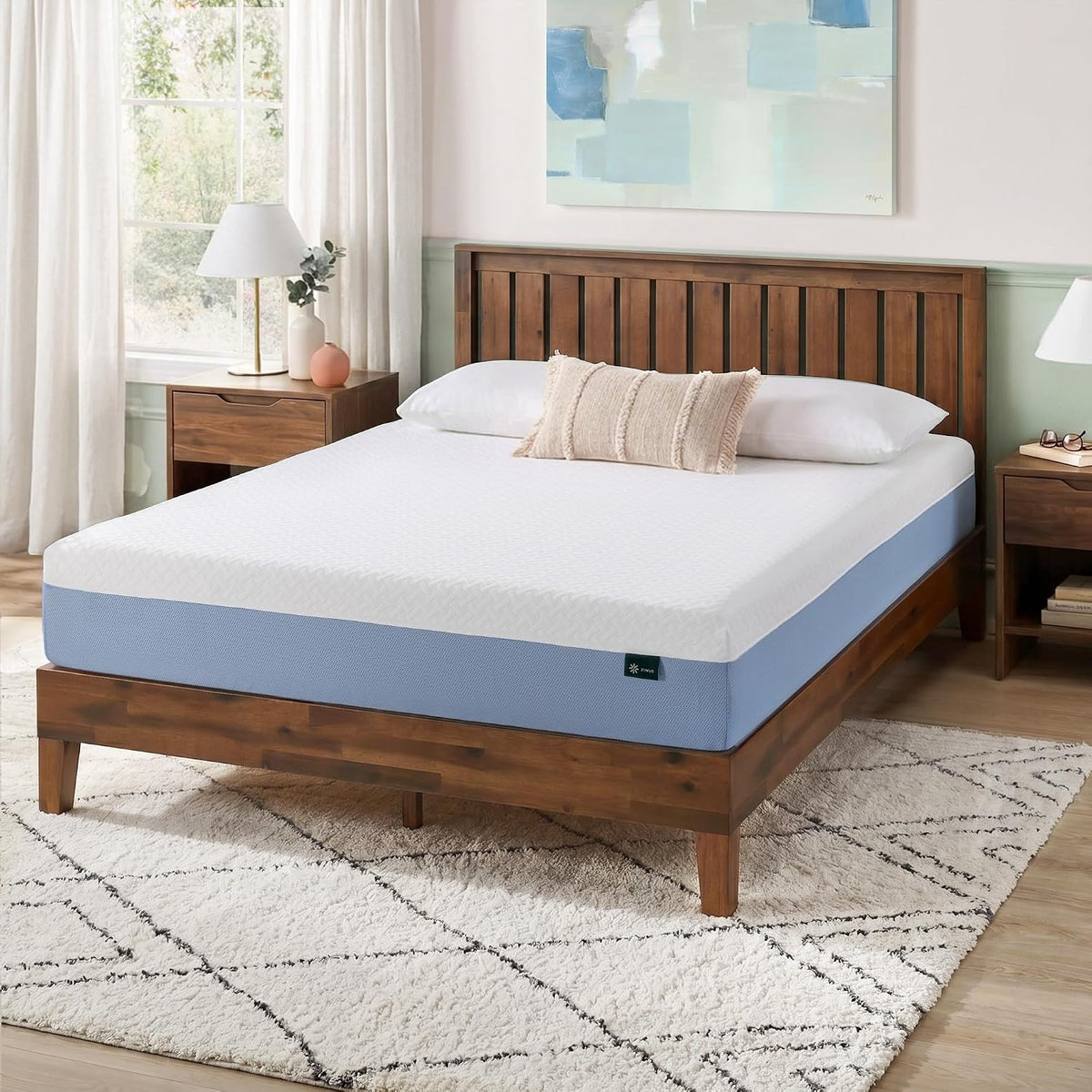 Zinus 8 Inch Twin Cooling Essential Memory Foam Mattress, Medium Feel