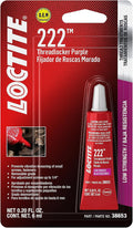 Loctite 38653 222 Purple Low Strength Thread Locker Tube - 6 ml