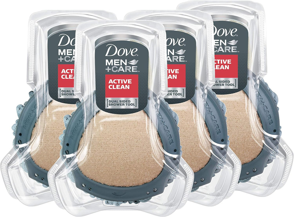 DOVE MEN + CARE Shower Tool Active Clean 4 ct