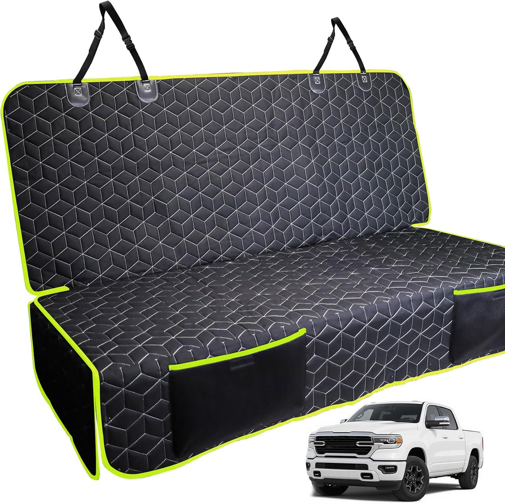Meginc Dog Car Seat Covers for Back Seat, Bench Seat Covers for Trucks
