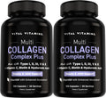 Vital Vitamins Multi Collagen Complex Plus Biotin, Hyaluronic Acid & VIT. C