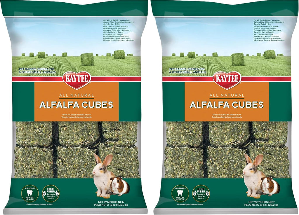 Kaytee Alfalfa Cubes for Rabbits and Guinea Pigs, 15 Oz