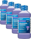Amazon Basic Care Oral Electrolyte Solution with Zinc for Rehydration, Unflavored, No Artificial Flavors or Sweeteners, 33.8 fl oz (1-Pack)