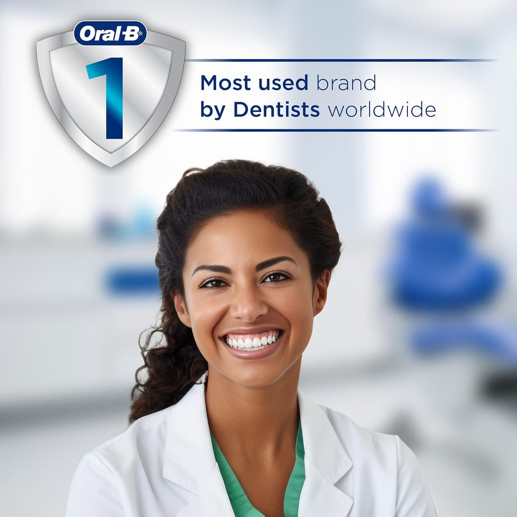 Oral-B Rechargeable Electric Toothbrush, iO5 Customizable Clean, 5 Cleaning Modes, Visual Pressure Sensor to Protect Gums, Travel Case, White