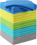 HOMEXCEL Microfiber Cleaning Cloth 100 PK, Towels for Cars, Cleaning Rags