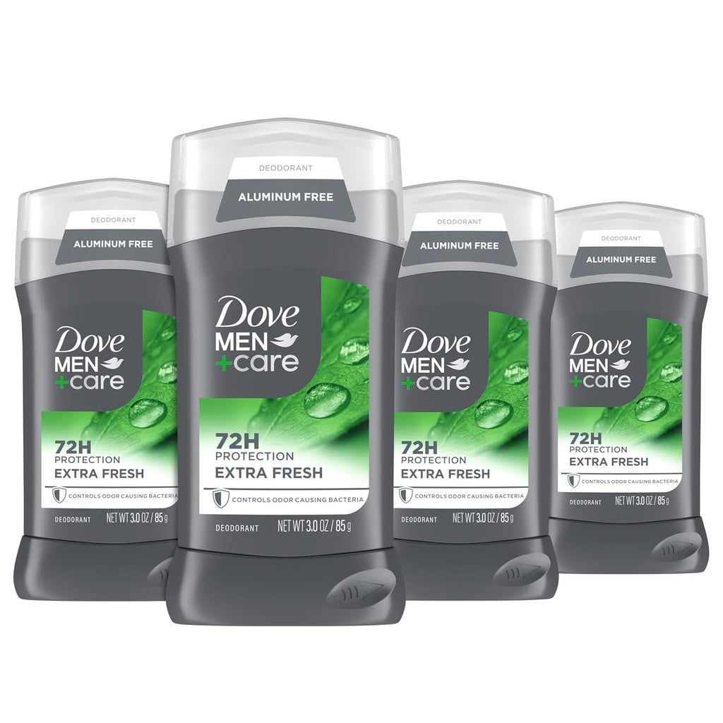 DOVE MEN Deodorant Stick for Men Extra Fresh 3 oz 4 Count